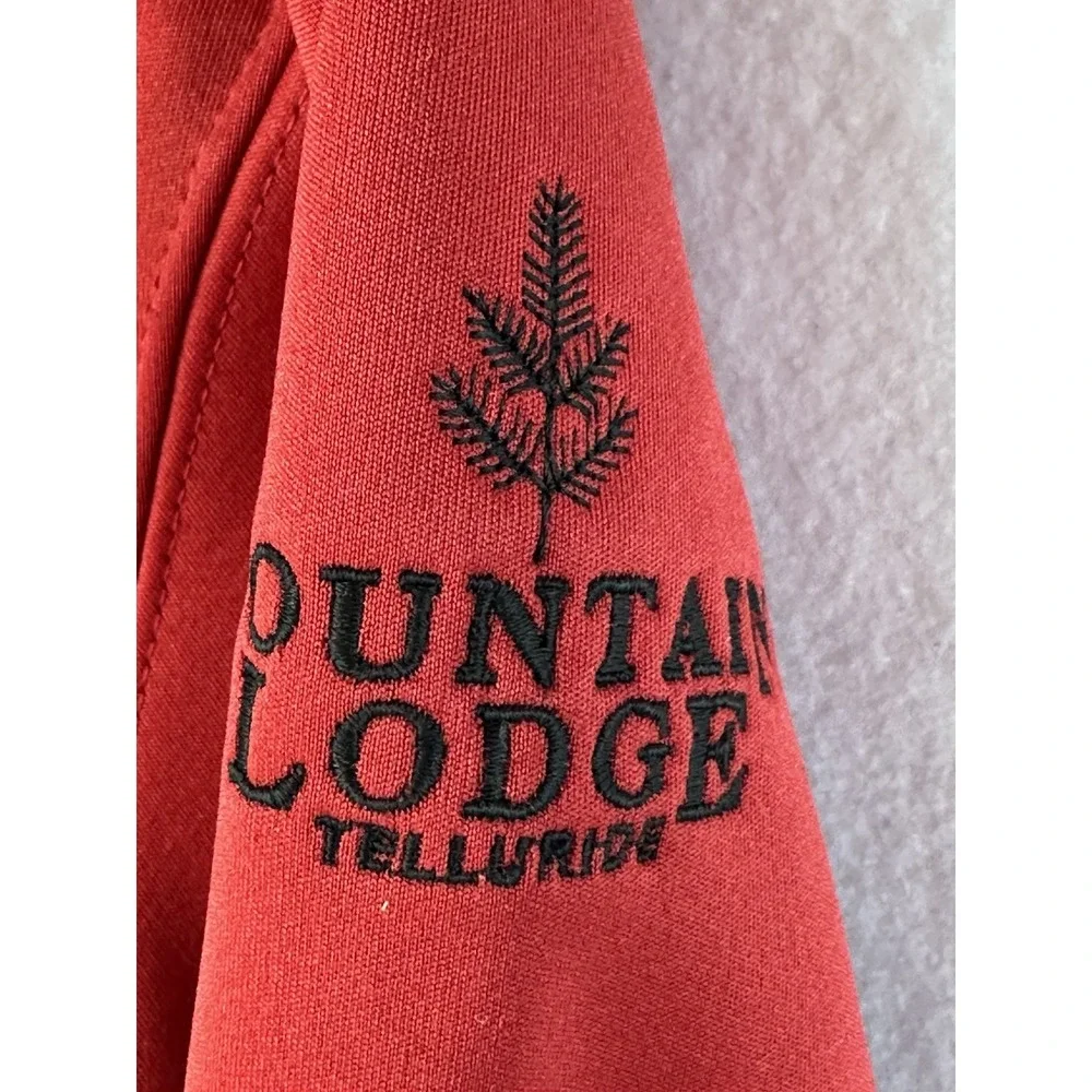 North Face Red Athletic Jacket Men's Small Full Zip Lined Travel